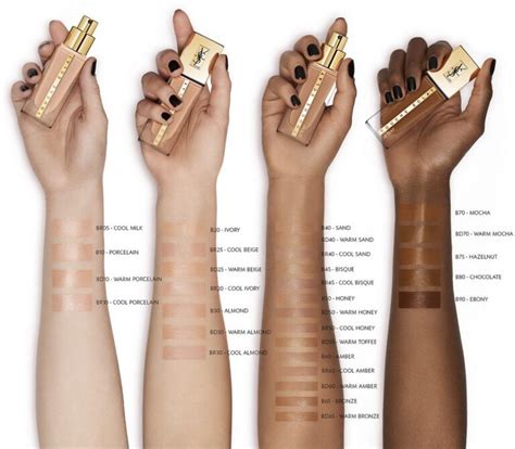 foundation ysl shade|ysl foundation shades explained.